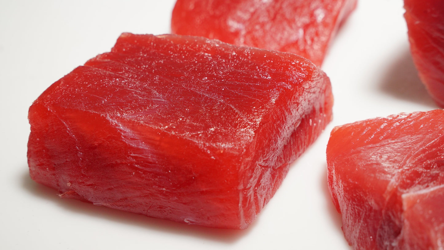 Hawaiian Ahi Bright Red Sashimi Cut